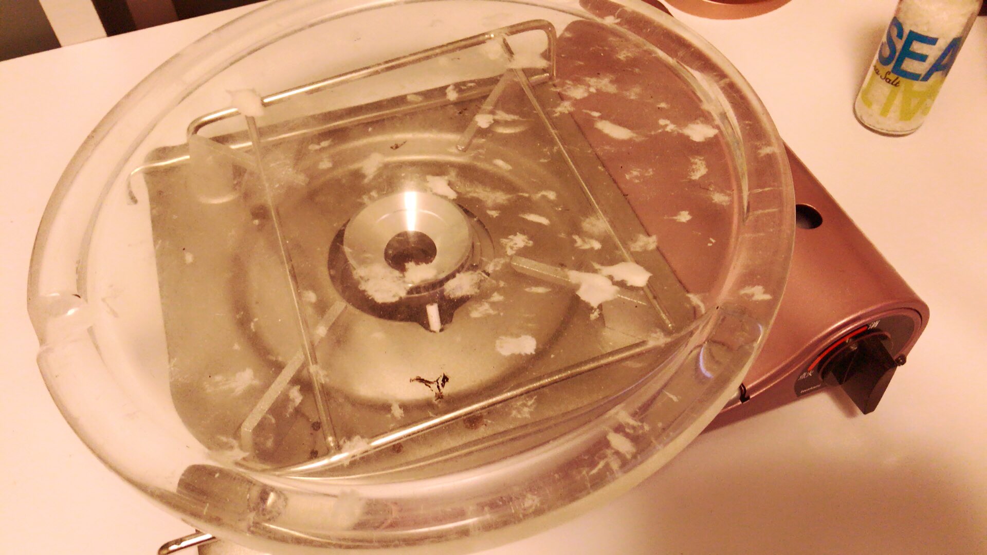 本物‼︎焼肉用水晶プレート34cm（専用台付き）