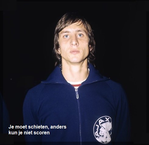 PassieVoorAjax's tweet photo. ,,Je moet schieten, anders kun je niet scoren.'' 💖
#Johan4ever https://t.co/rGQj9e0qNE