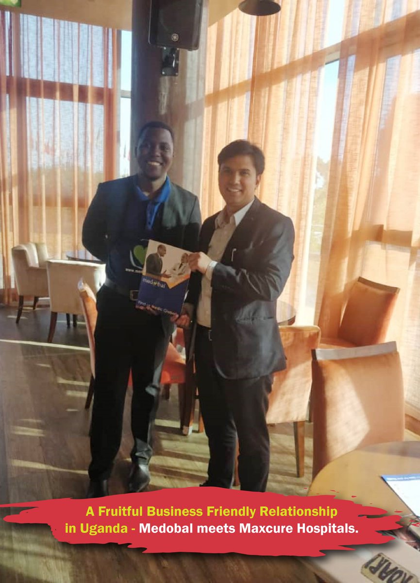 medobal's tweet photo. A Fruitful Business Friendly Relationship
in Uganda - Medobal meets Maxcure Hospitals.
#Businessmeet #Africa #Uganda #Medobal #MedicalTourism #HealthcareTourism #HealthcareManagement #HealthcareEvent #HealthcareTechnology #HealthcareMarketing https://t.co/mX0uiNijX3