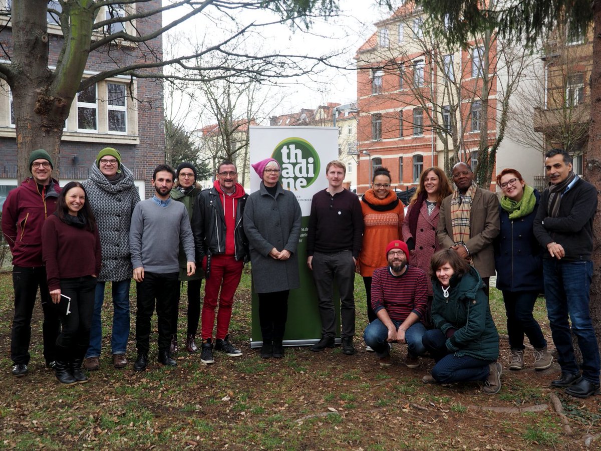 thadine_thr's tweet photo. In Erfurt trifft sich heute wieder das Thüringer Antidiskriminierungsnetzwerk #thadine, um das Netzwerk weiter zu entwickeln, ein Positionspapier zu erarbeiten und den weiteren Jahresplan zu erarbeiten.

@thadine_thr #Antidisrkiminierung #Antidiskriminierungsberatung https://t.co/A8aGhe2hsC