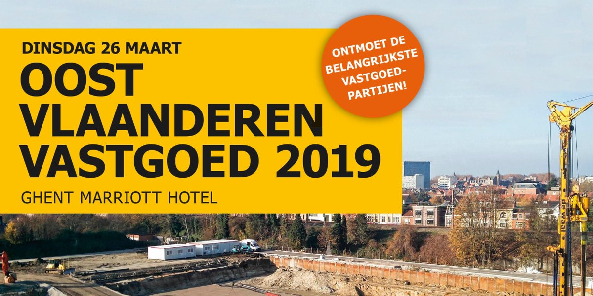 OOST-VLAANDEREN VASTGOED 2019 - 26-3-2019. buff.ly/2CsAOvi
Oost-Vlaamse kantorenmarkt: Ronny Nuten, (Group Hugo Ceusters-SCMS), geeft een overview van de kantoorontwikkelingen en onderbouwt de populariteit van de stationslocaties. Komt u ook?