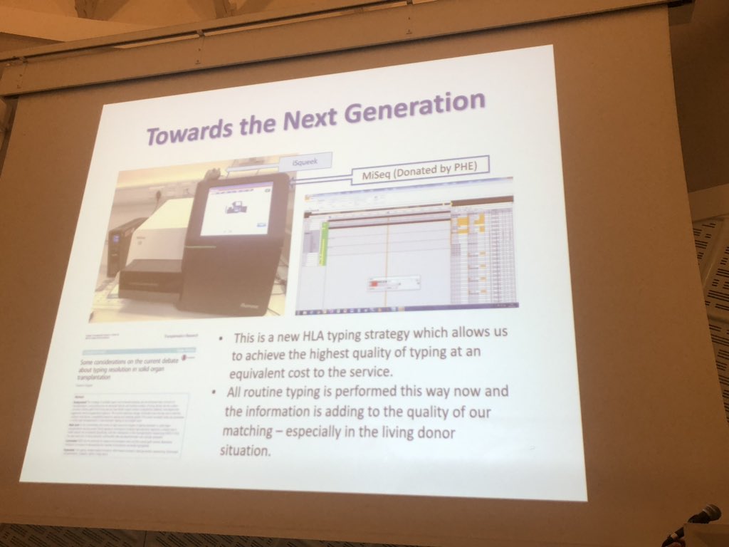 SmeetaSinha's tweet image. Tx immunologists are essential to improving services. Much more than tissue typing including access to Tx for highly sensitised patients previously deemed untransplantable. They aren’t standing still-research &amp;amp; tech constantly evolving #iSqueek #cellfreeDNA #NWTransplantMeeting