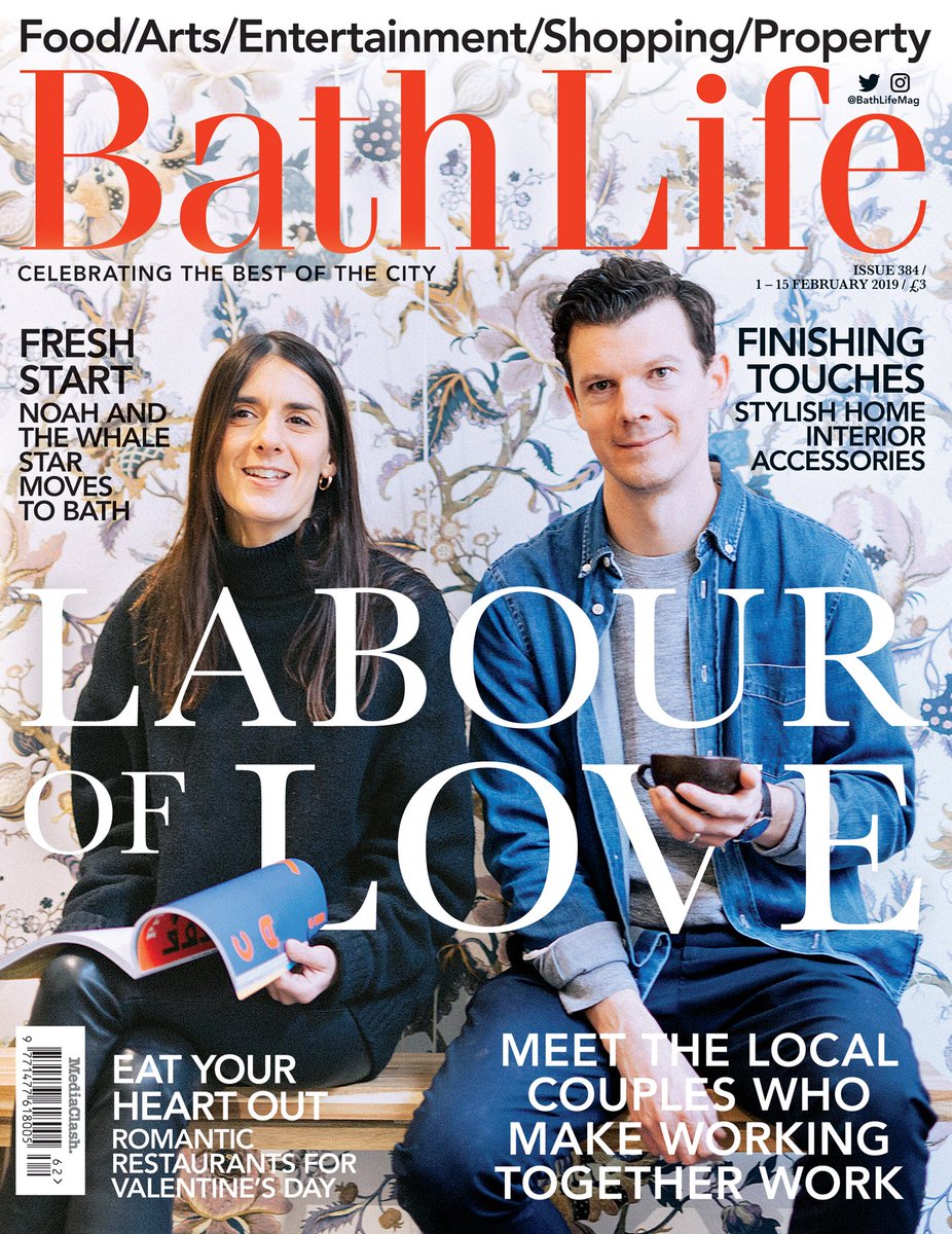 Happy #newissuefriday. It may be snowy outside, but nothing will stop the new issue of Bath Life. In today’s issue you’ll find local couples who make working together work; interior ideas; and romantic restaurants for Valentine’s Day: 

issuu.com/mediaclash/doc…