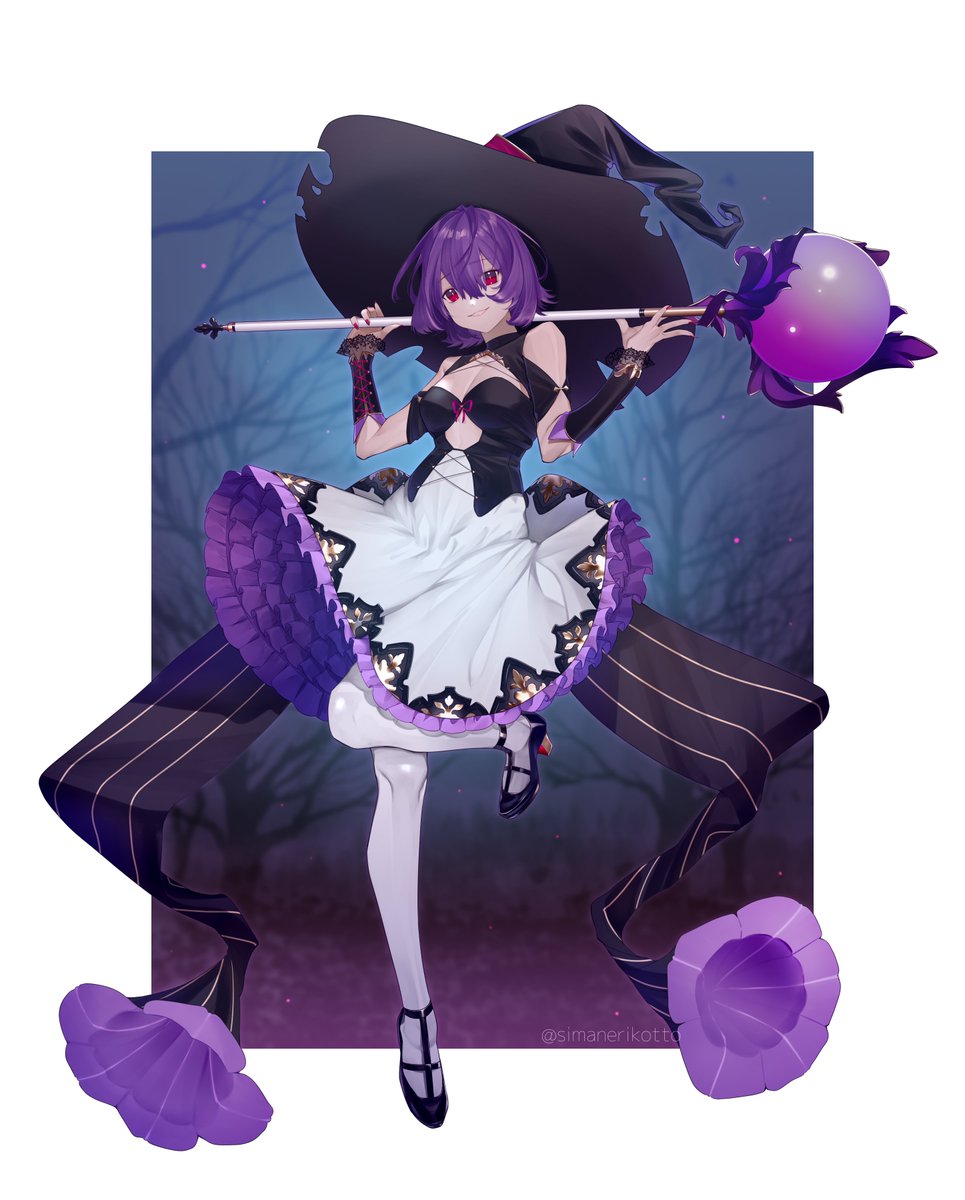 悪役魔女 しまねりこっとんのイラスト