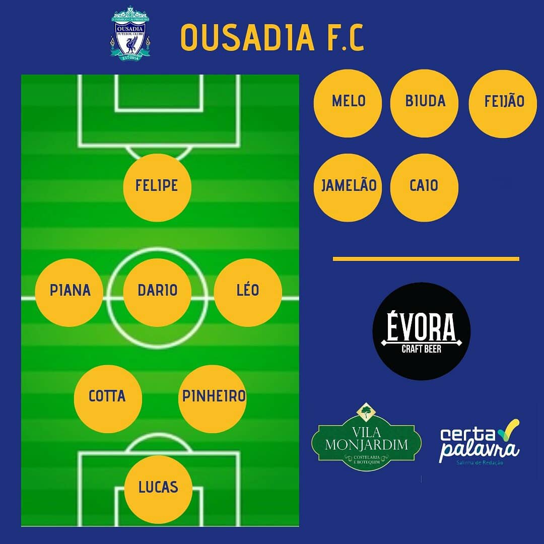OusadiiiaFC's tweet photo. Dia de #OUSADIA na @copadobarril.
O Mais Tradicional vai à campo com:
@lucasmspinto 
@joaovcotta 
@lucasp1_ 
@talk2dayrell19 
@__piana__ 
@pedrohclf 
@Felipe_msp10 
@raphaelmelo99 
@_gabriel909 
@henriquemacsil1 
@caioffranco 
Jamelão

#VamoComOusadia https://t.co/HljYqQbx79