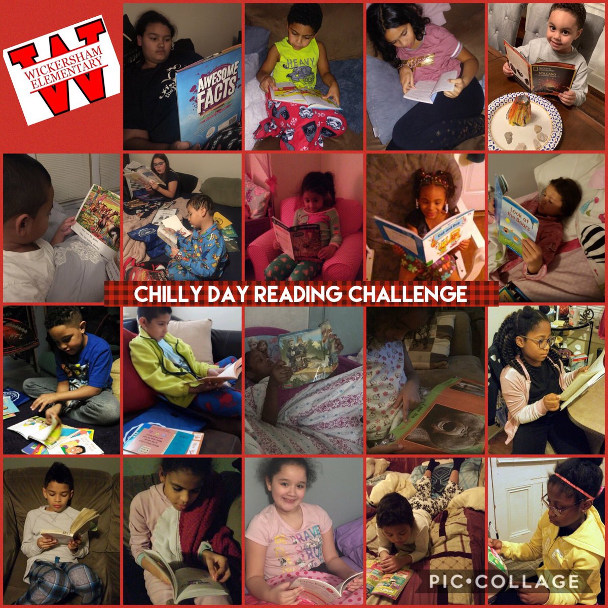 WickSdol's tweet photo. The total is in...🥁🥁🥁🥁109 students completed the Chilly Day Reading Challenge 👏👏👏👏@LancasterReads #wickproud #wickfamily #wickreads https://t.co/HGXH5Oncv4