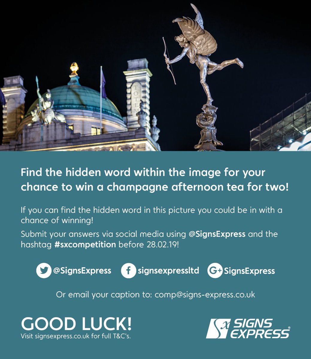With January over, it's time for a new competition! Fancy starting spring in style with a champagne afternoon tea for 2? Find the hidden word in the picture below and tag #sxcompetition to enter in February! #Friyay #AfternoonTea