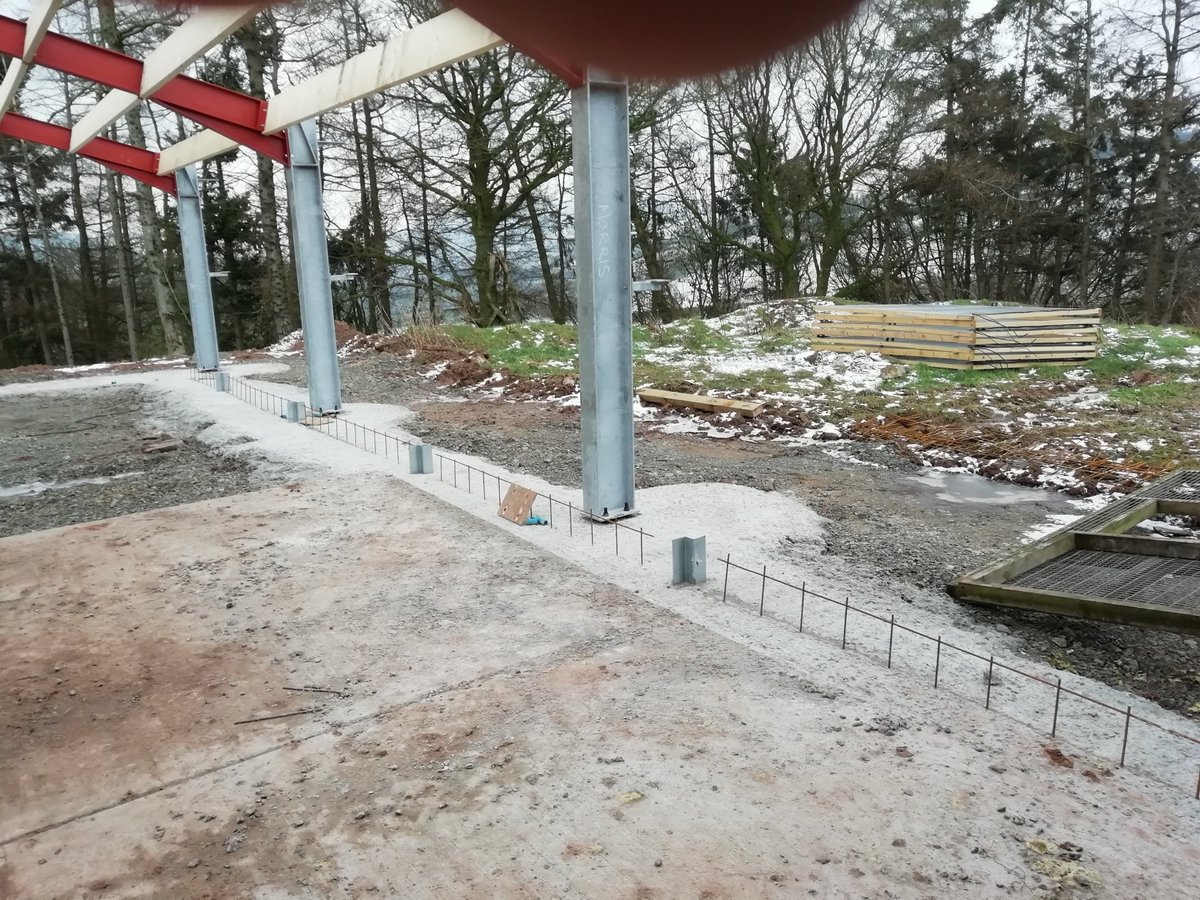 We don't just build new poultry units <a href="/Powell_Ltd/">Powell & Co Construction Ltd</a> also take care of extensions too!  This 3 bay extension is underway on a Free Range Unit in Shropshire 🥚🐔