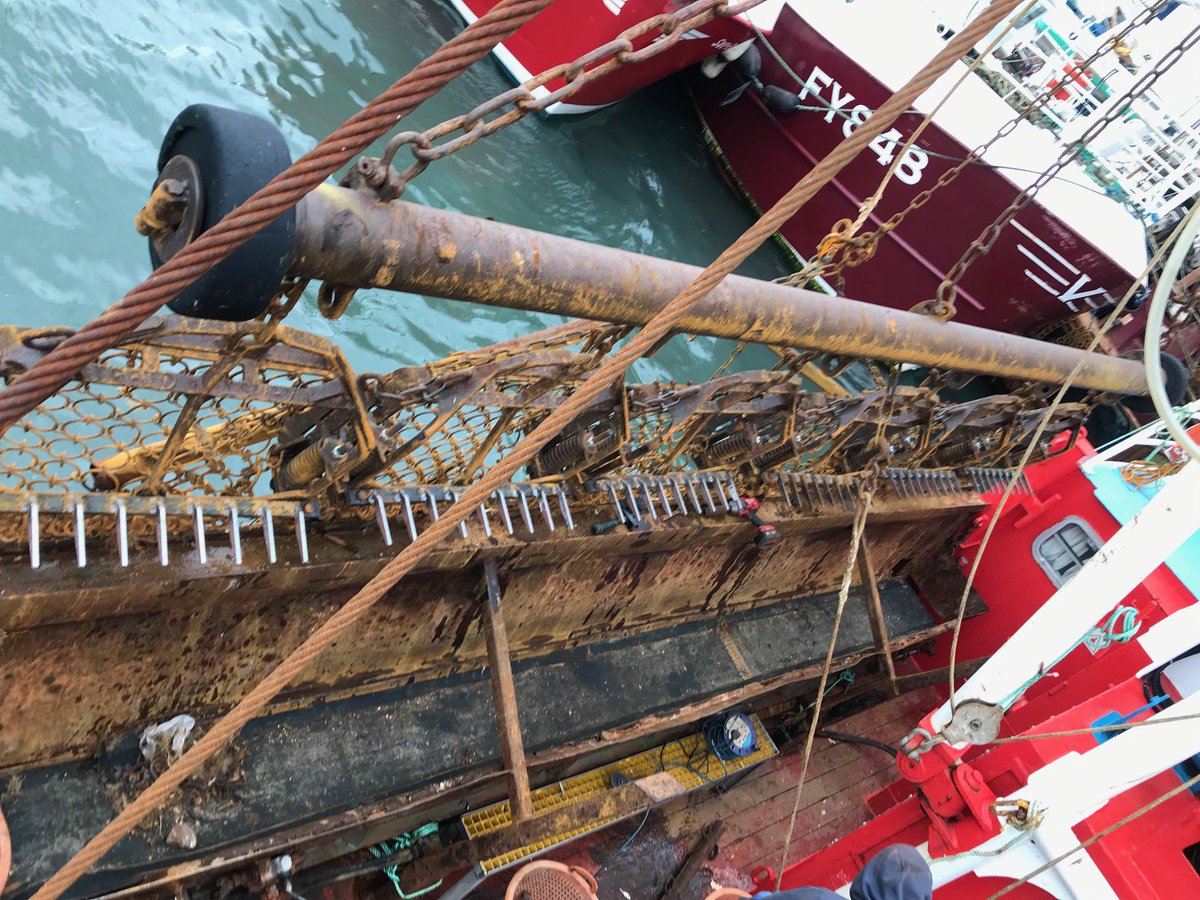 Busy day in a very cold Brixham testing some of our gear in gear out technology.  Thanks to Russell Passmore and his crew for their cooperation, it's been a really interesting session out on the water as always.