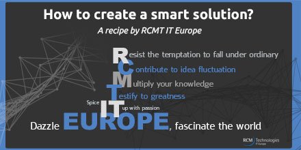 RcmtIt's tweet photo. What's been cooking this week, IT? 😃

#recipeoftheday #smartsolutions #knowledge #workwithpassion #it #itcompany #ittechnology #rcmt #rcmtiteurope #rcmtechnologies https://t.co/11HOo1xEv6