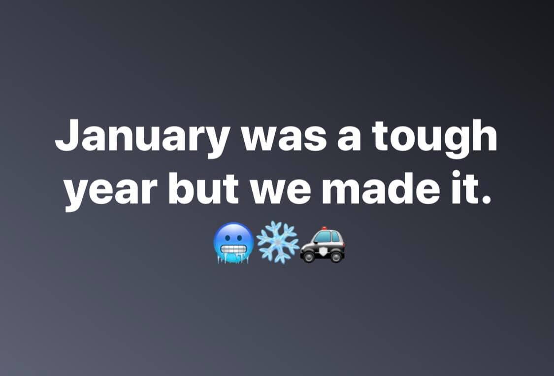 Tanad85's tweet photo. #byejanuary #byepolarvortex #readyforspring https://t.co/4bJqEzVoLc