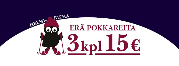 Suomalaisen Kirjakaupan Helmirieha on alkanut! Ohittamattoman pokkaritarjouksen lisäksi tarjolla on hulppea määrä erilaisia etuja ja tarjouksia myymälöissä ja verkkokaupassamme: bit.ly/suomalaisen-he…