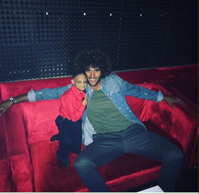 Fair play to Jesse Lingard throwing a surprise leaving party for Fellaini last night! 

Man United won't be the same without him. 👏