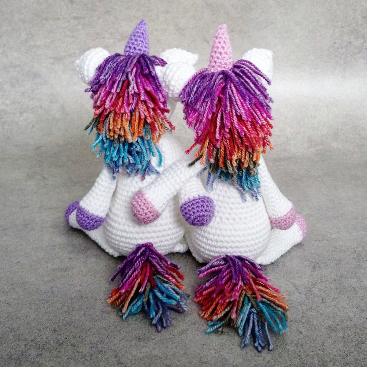 Sisters are different flowers from the same garden 🌼🌻

#crochet #crafts #unicorns #unicorn #unicorncrochet #unicorntoy #smallbusiness #uksmallbiz #UKBiz
