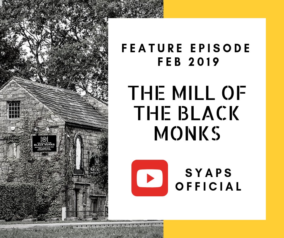SYAPSOfficial's tweet photo. S.Y.A.P.S will be premiering our first BIG FEATURE EPISODE on our 3rd Feb investigation at #MilloftheBlackMonks! Check out our post on Facebook for more info: https://t.co/DH1YXf4Bp7

#paranormal #haunted #ghosts https://t.co/1YazWWDmuE