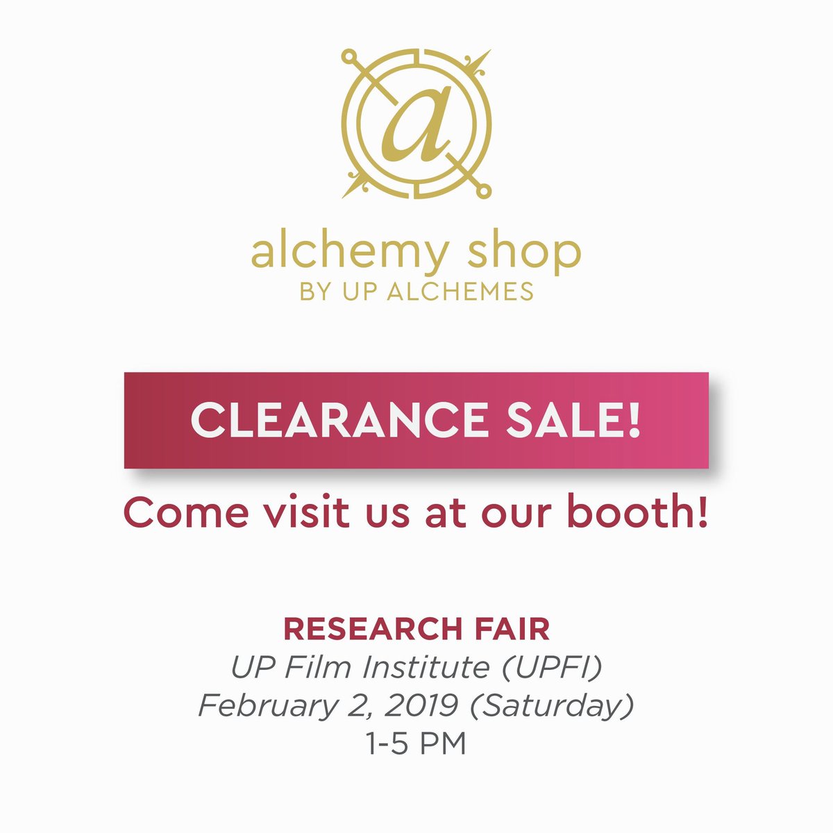 AlchemyShopPH's tweet photo. SEE YOUUUUU ✨✨✨ #RF2019 https://t.co/xbBQhDQG95