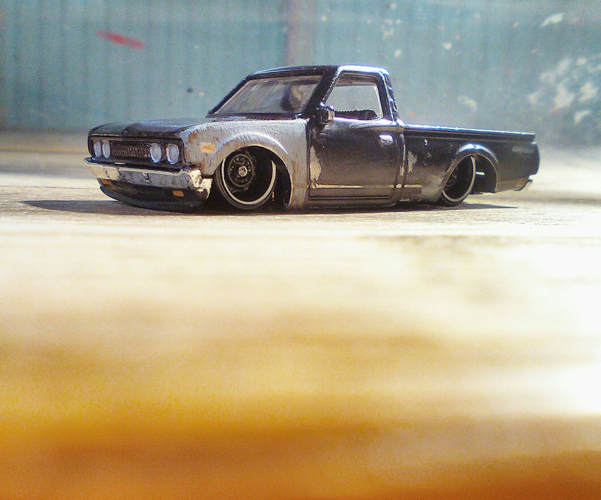 一応完成です✨ DATSUN 620 Slammed & RatStyle こんなのに乗りたいな