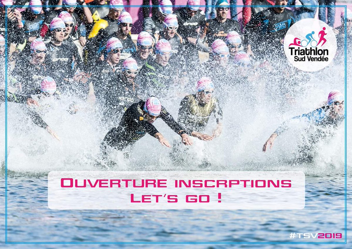 #INSCRIPTIONS 🏊‍♂️🚴‍♂️🏃‍♂️
Ouverture des inscriptions pour l'édition 2019 ! 🚀
Toutes les infos en suivant le lien #TSV2019 #SUDVENDEE #TRIATHLON 
inscriptions-teve.fr/triathlon-sud-…