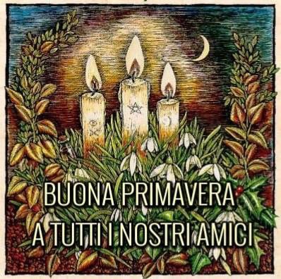 "Per la santa Candelora se nevica o se plora dell'inverno siamo fora" Auguriamo a tutti i nostri Amici una meravigliosa ed imminente Primavera. Happy Candelora/Imbolc to all our friends! #imbolc #candelora #pagan #happyimbolc #sabbat #rock #materdea #friends #spring #primavera