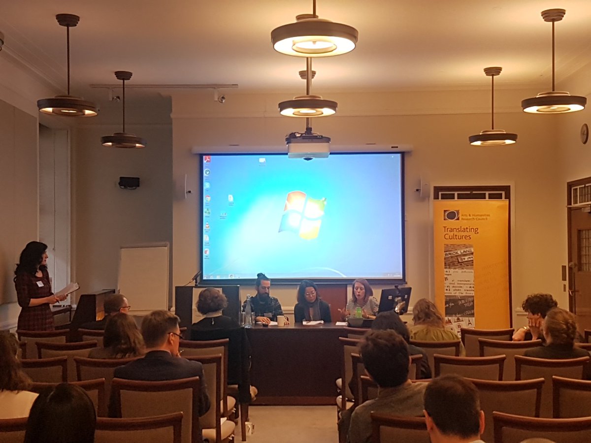 <a href="/evaspisiak/">Eva Spišiaková</a> chairs a q&amp;a following our first panel. Giorgios Noussis, Kayoko Takeda &amp; Michelle Gordon explore issues of Empire and Memory in the cases of French Algeria, Japan and the British Empire <a href="/Care4theFuture/">Care for the Future</a> <a href="/charlesforsdick/">Charles Forsdick @cforsdick.bsky.social</a>