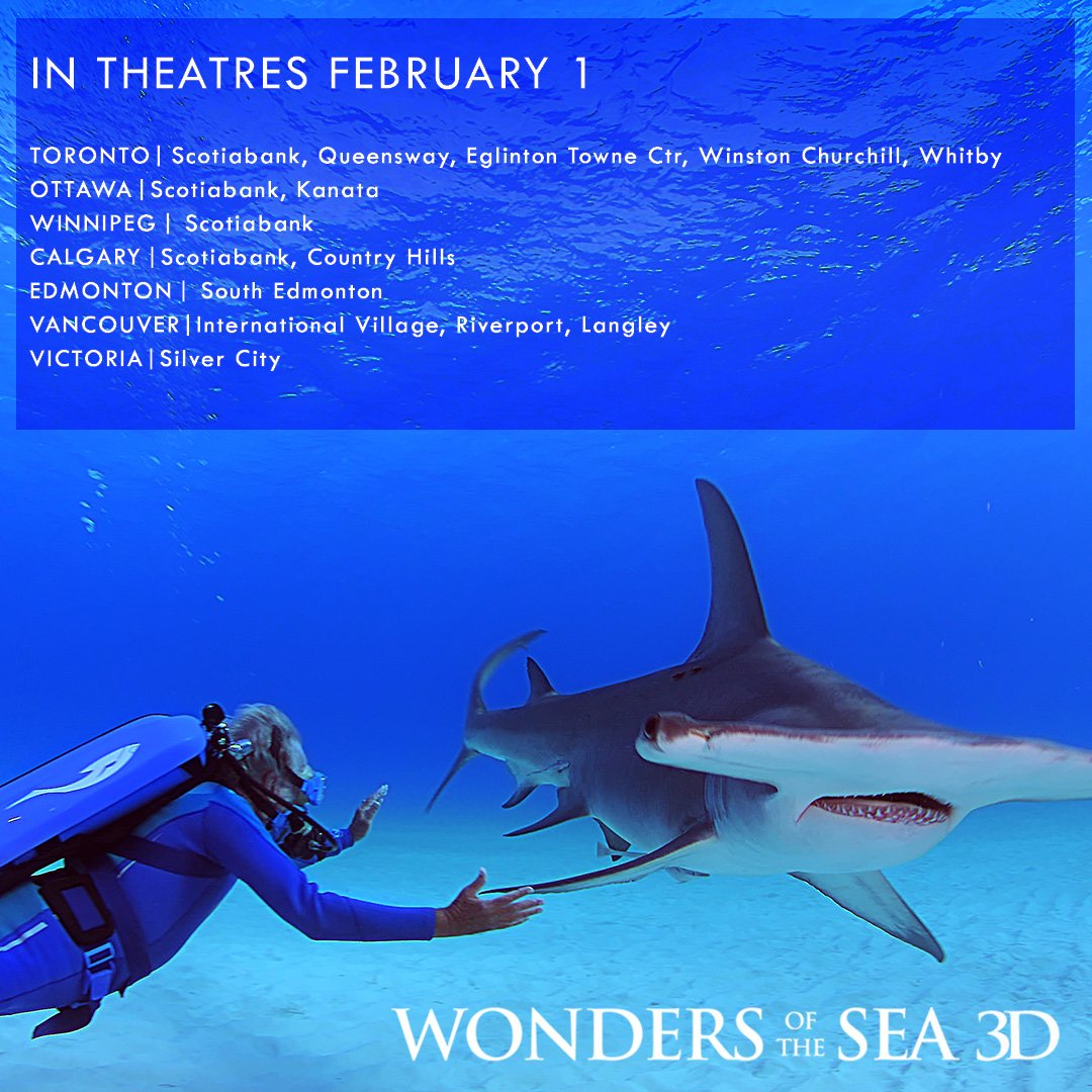 The wait is over! Explore the ocean with <a href="/JMCousteau/">Jean-Michel Cousteau</a> and <a href="/Schwarzenegger/">Arnold</a> in <a href="/WondersofSea3D/">Wonders of the Sea3D</a>, #nowplaying across #Canada. Find a theatre near you: cinplx.co/2MueQNe
