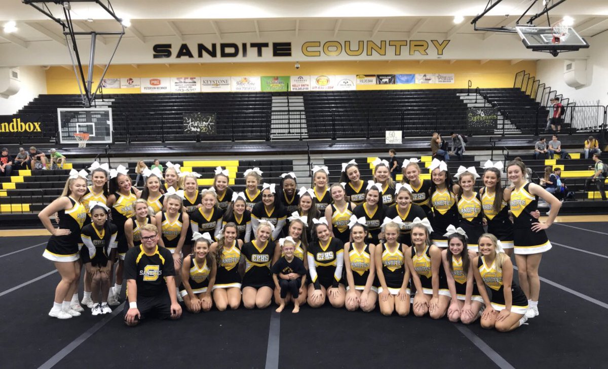 Sending all of our love, luck and good juju to our friends <a href="/CPHSDANCE/">Michelle Spears</a> as they compete in DTU Nationals this weekend!! Go out there and show them what Sandite Dance is all about ladies!!🖤💛🖤🖤 #GoldRush
