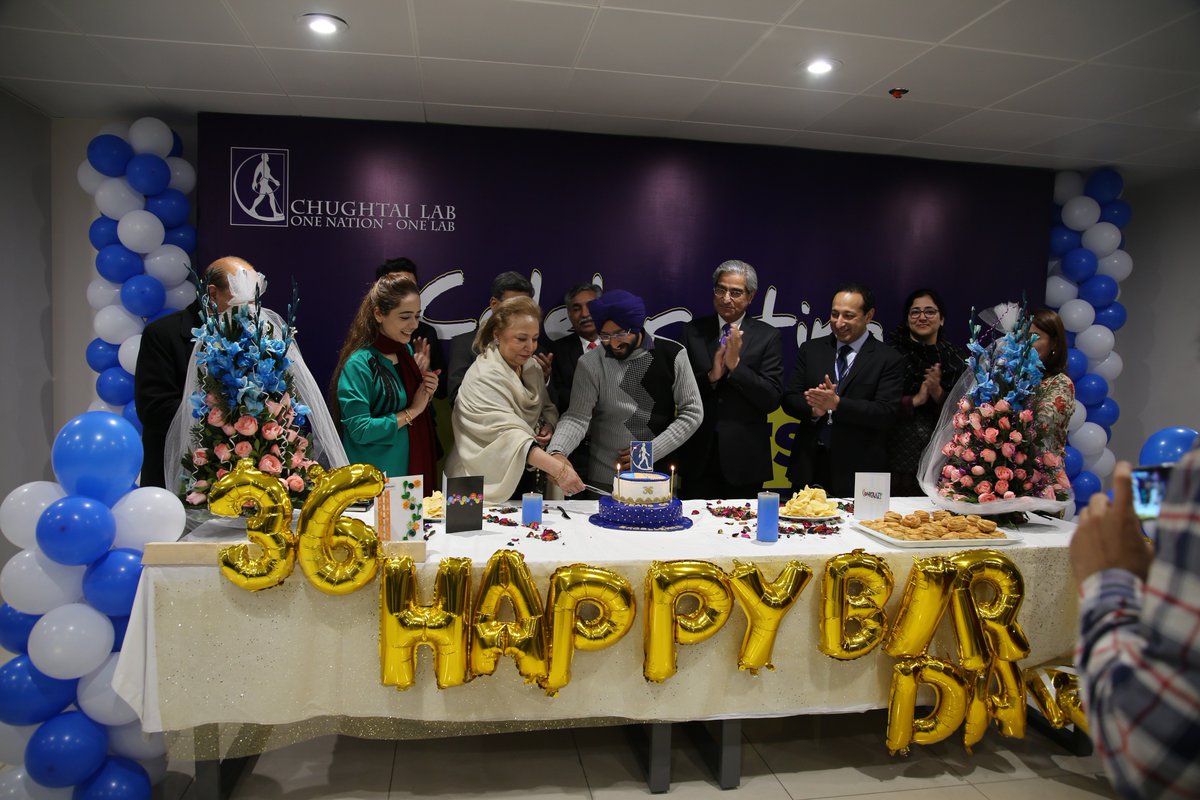ChughtaiLab's tweet photo. A glimpse of Chughtai Lab 36th Birthday Celebrations.
#CLcares #OneNationOneLab https://t.co/qZqUPqNaQc