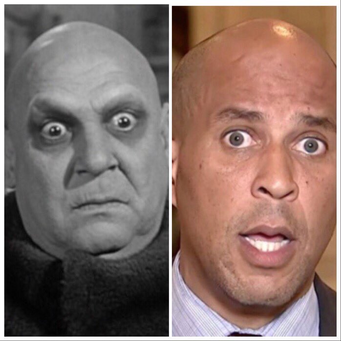 Spartacus Cory Booker compares the Green New Deal (farting cows) to fighting Nazis