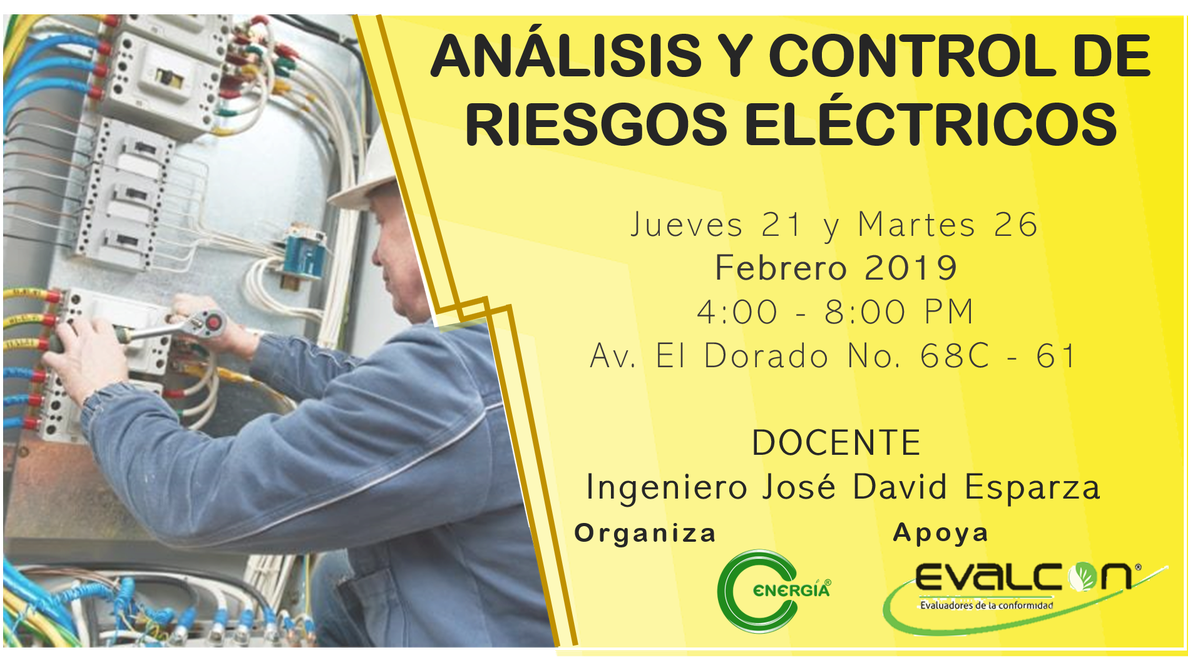 CC_Energia's tweet photo. @CC_Energia los invita a participar en los cursos que tendremos en Febrero y Marzo sobre Riesgos Eléctricos y la nueva norma 45001:2018. Más información: https://t.co/yBjKtYLgdH
#RiesgosElectricos #Norma45001 #OSHAS18001 #CCENERGIA https://t.co/CiELVMs0g9