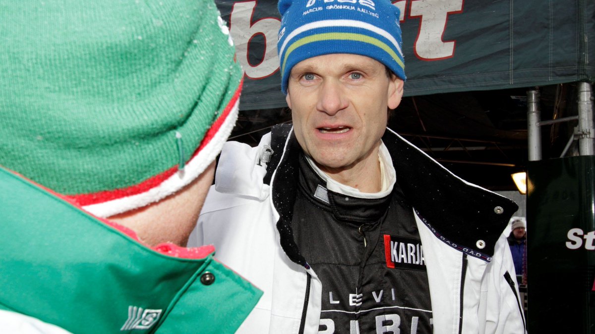 P4Rally's tweet image. Marcus Grönholm kör svenska rallyt t.sr.se/2MLE89q