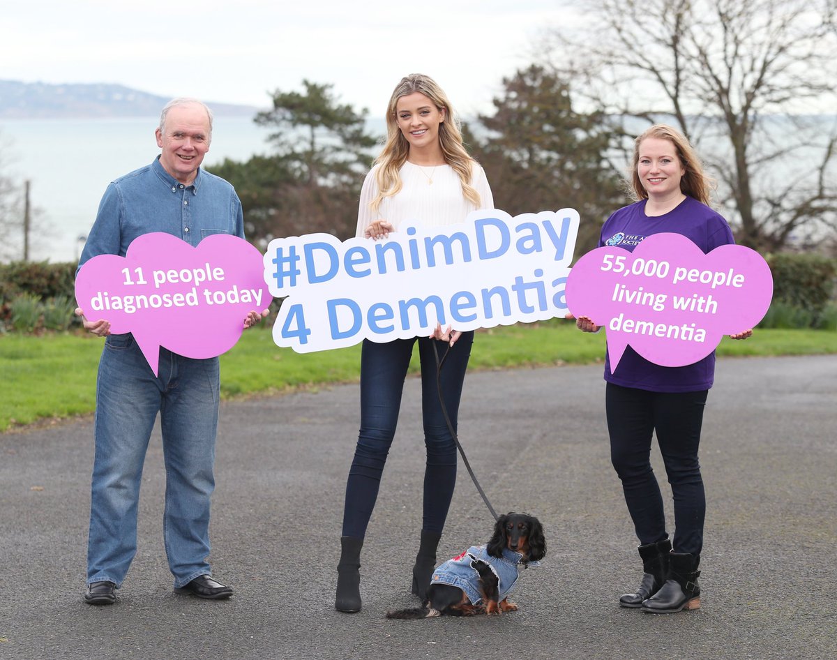 Myself and Cooper are delighted to be helping @alzheimersocirl with their #DenimDay4Dementia this year, to support all you have to do is wear Denim in Friday March 8th & donate €2 by registering here: alzheimer.ie/Get-Involved/F…