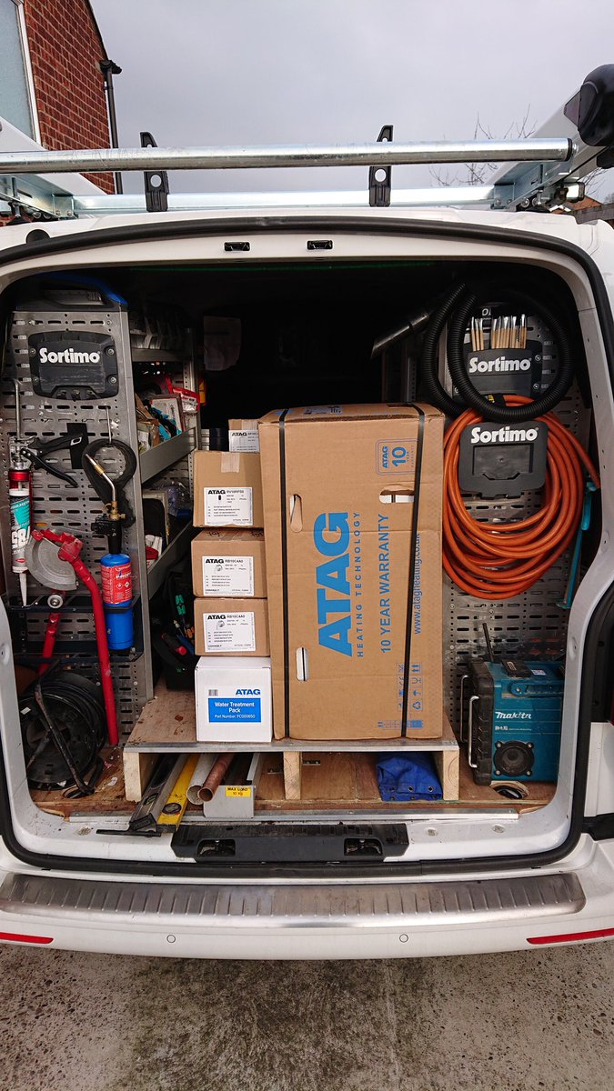 mbplumbers's tweet photo. That's it all loaded ready for an emergency lpg boiler swap tomorrow and another going in Tuesday #atagpower #weekendwarrior @michaelteal72 @atagheating @kevgasandhtg @SiP_ATAG https://t.co/iAM0vgOFDA