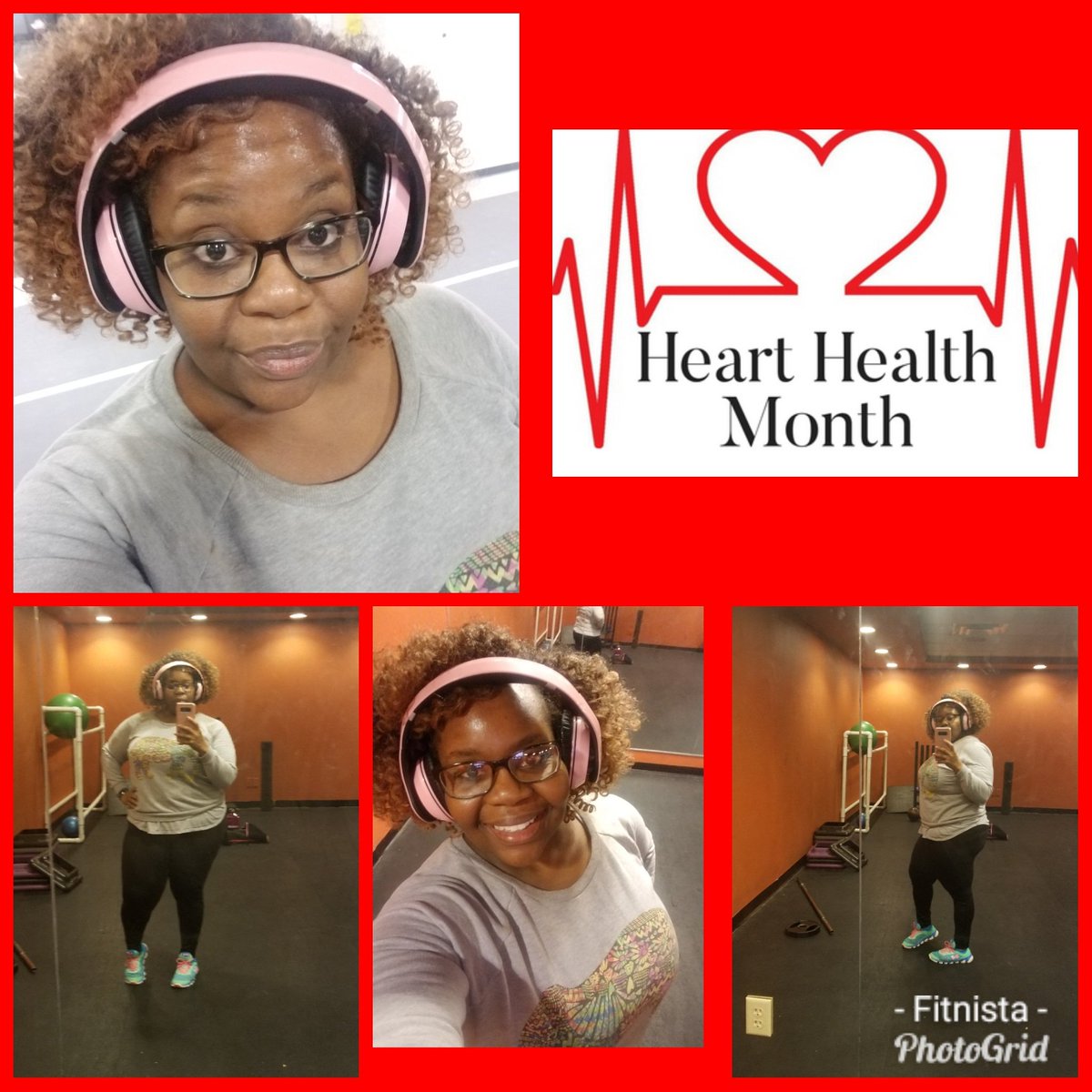 Kicking off American Heart Health Monday off with some fire cardio!

Get up move and get that heart to pumping! 💪❤
#hearthealth #AKAPINKGOESRED #february #fightheartdisease