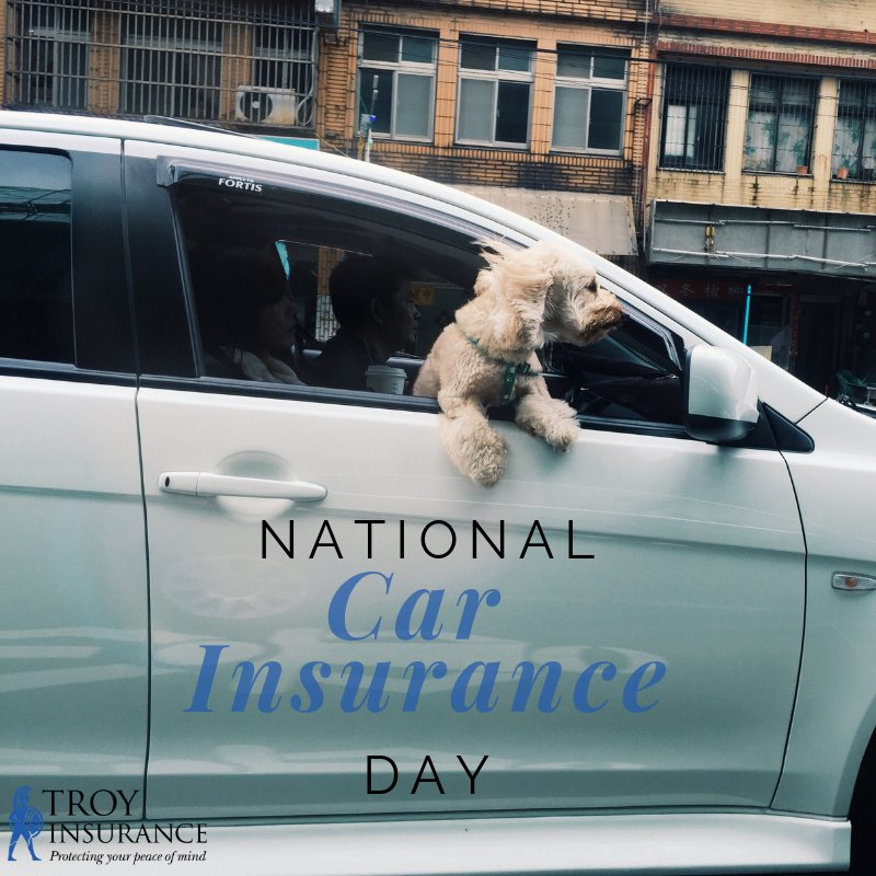 Troy Insurance on Twitter "Happy NationalCarInsuranceDay