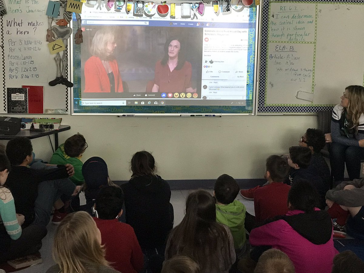 PrinJopal's tweet image. It’s World Read Aloud Day! Mrs Loiseau’s Ss listen to author Kristin Lewis read “Lost in Death Valley” on Facebook Live! Q &amp;amp; A to follow! @TraceyCalo @worldreadalouds