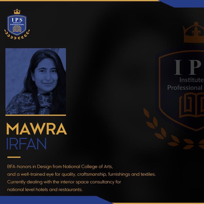LalaLoyalist's tweet photo. So happy to see women empowering themselves. 💪
Meet Mawra Irfan who’s leading Professional interior designing course. A fantastic opportunity to start a new career. Join now and get discounts. #IPSLearning https://t.co/C4UFjpWqJX