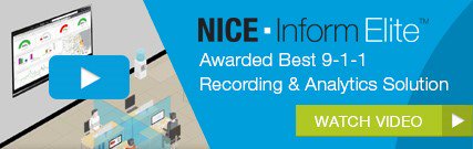 NICE_PublicSafe's tweet photo. Did you know - NICE Inform Elite was named best #911Recording & #Analytics solution in @AmerSecToday ASTORS award two years in a row? Check out this video to see why: https://t.co/MqTyXRUEt6 #NG911 #PSAP #Textto911 https://t.co/rmnZEloem4