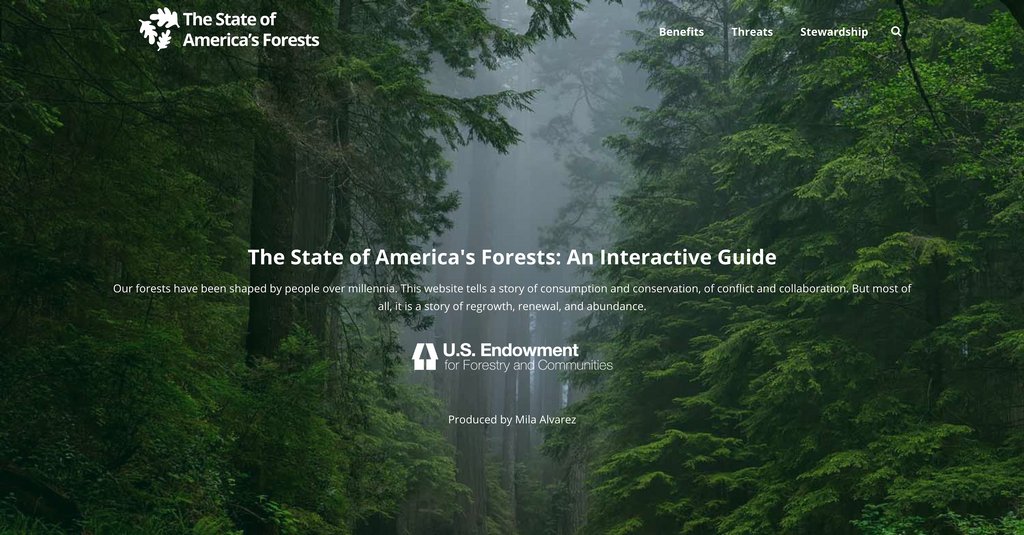 landsearchapp's tweet image. The @USEndowment released a new website, The State of America&apos;s Forests, that puts forest data in the hands of the public and professionals in intuitive ways never before accessible. Check it out. #forestry #forests #landdata #foresters bit.ly/2CVlFTz