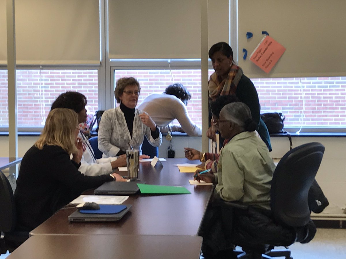 ChelyseMiller's tweet photo. Meeting other like-position assistants to discuss how in our specific role we can support student agency with choice and deciding an action step to take #vbplearn #vbplad https://t.co/lQ3lDcBPTO