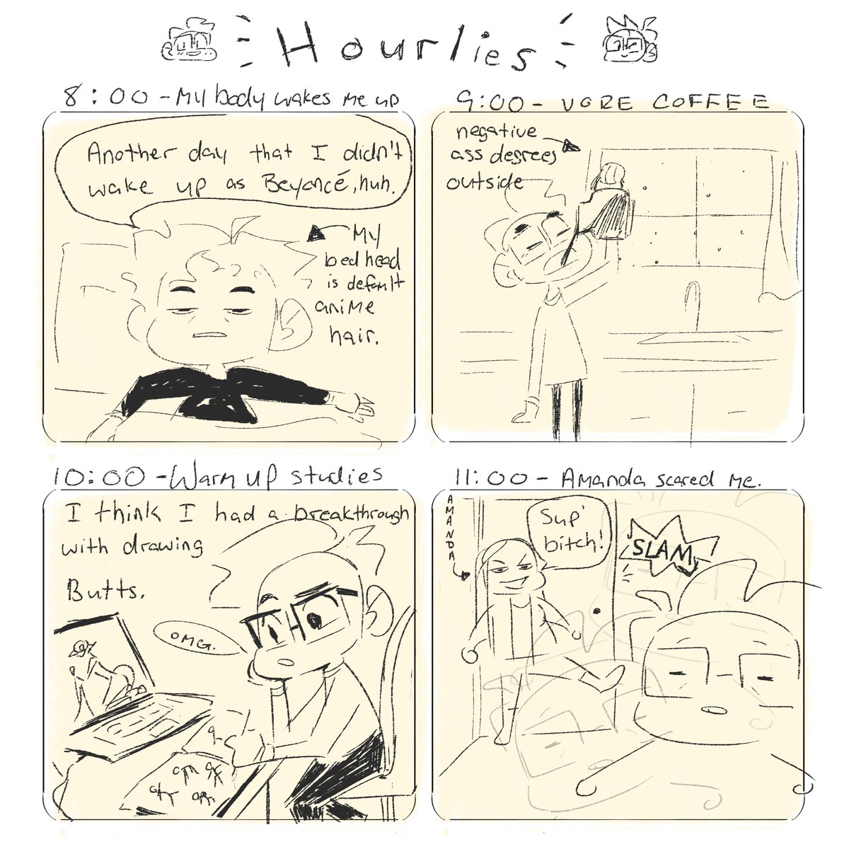 today is the day #hourlycomicday2019 
