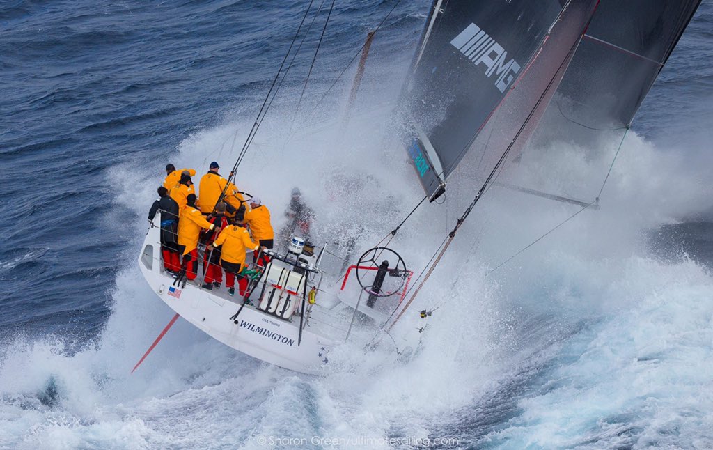 A fast start out of Miami and a good downwind ride into Montego Bay was punctuated by a slow day of no wind sailing through the Bahamas in the 2019 Pineapple Cup. Nice to be back racing the VO70 Wizard with a good bunch of guys. #offshoresailing #pineapplecup2019