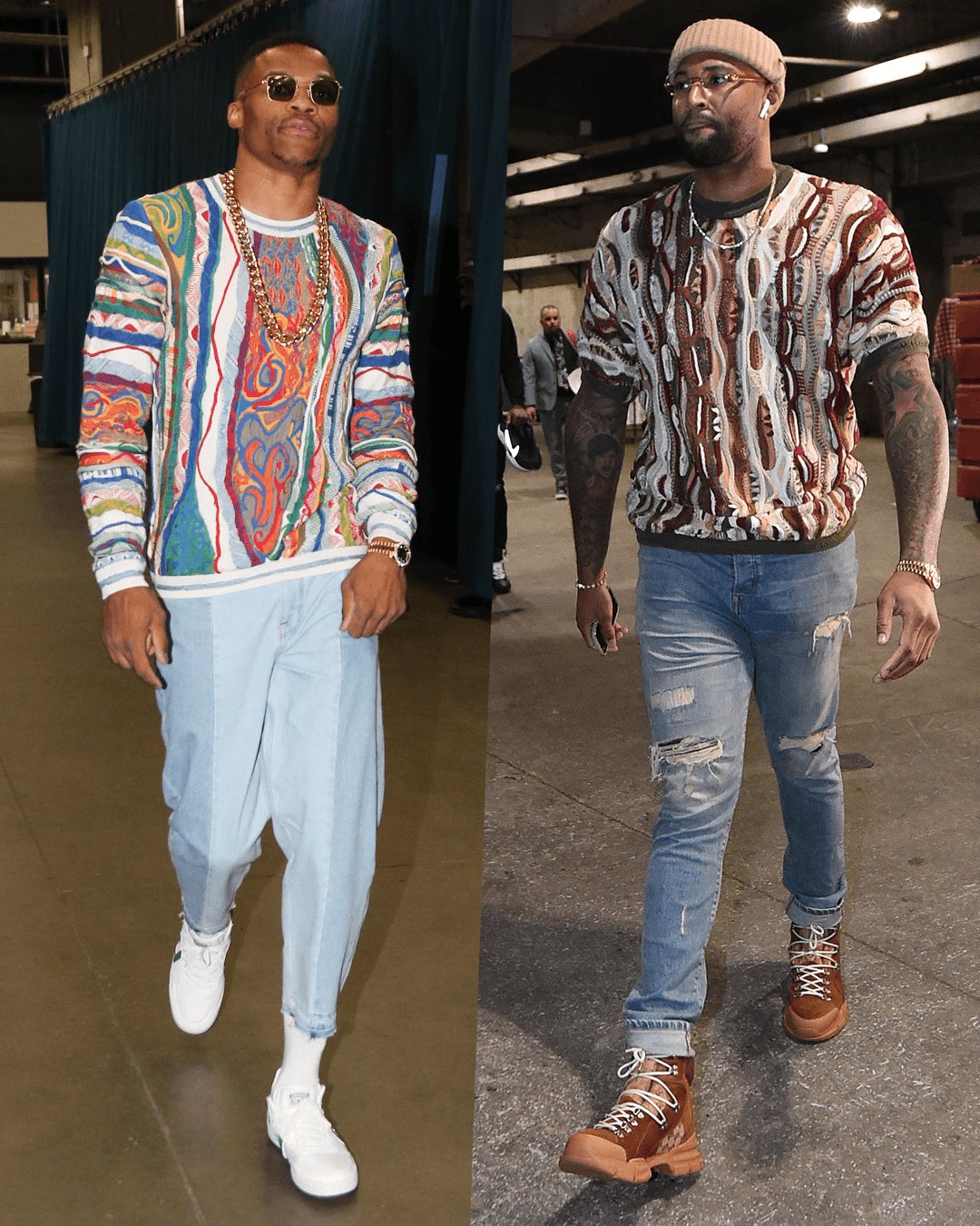 Rappers wearing store coogi