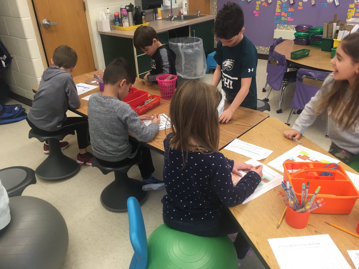 Today we are having “Free Choice Fun Friday” to accomplish our Math and Groundhog activities in any order! Thanks for the idea @CBJKirsche!