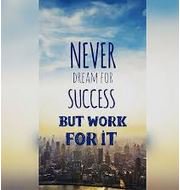 "I never dreamed about success, I worked for it." 
-- Estee Lauder

#FinancialFreedom #WORK