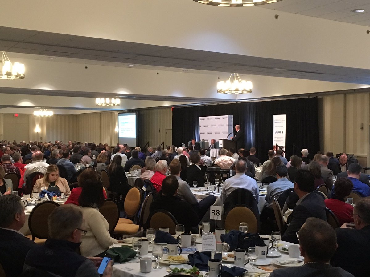 WCBizAlliance's tweet photo. Nearly 400 manufacturers & others came to Manufacturing Voices to hear from leaders of @alloyproducts, @traceamatic, Pindel Global Precision, Bevco Engineering & @FirestoneBPCo on workforce, reinventing their companies, the implications of automation & more #WCManufacturing https://t.co/SqL9SKb1GV