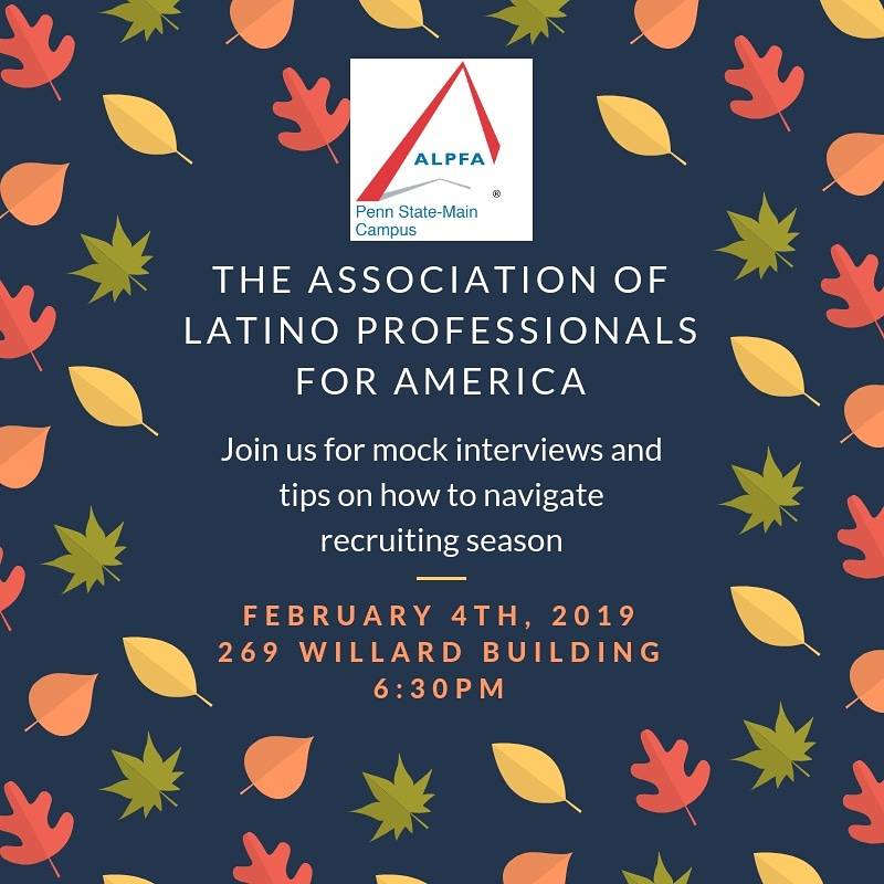 ALPFAPennState's tweet image. HELLO ALPFAmilia!!! Join us for our first meeting of the semester as we prepare for recruiting season and learn more about the things we have planned for this semester 😀