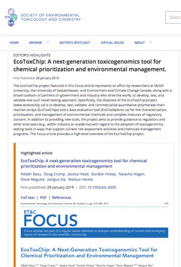 our project's first paper published in ETC @etc_editor as a Focus article!  setac.onlinelibrary.wiley.com/doi/10.1002/et…