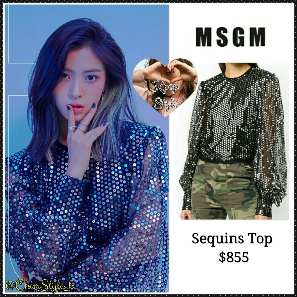 msgm sequin top
