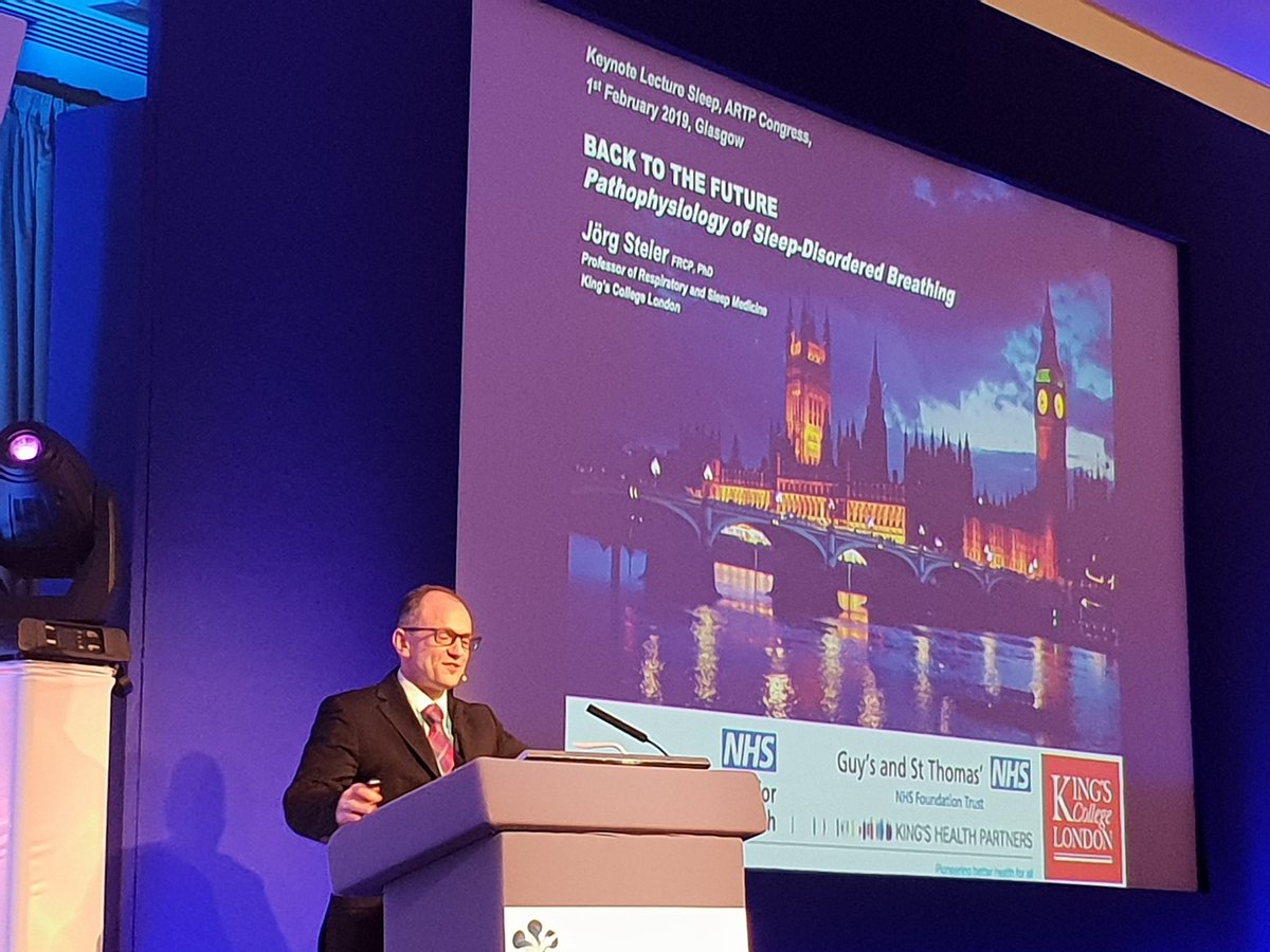 ARTP_Chair's tweet photo. Always a pleasure to see colleagues and old friends at #ARTP2019, especially those who have come so far in their careers. None more so than Prof Joerg Steier and his journey taking us Back to the Future of Sleep Disordered Breathing. https://t.co/KxCTzscHLE
