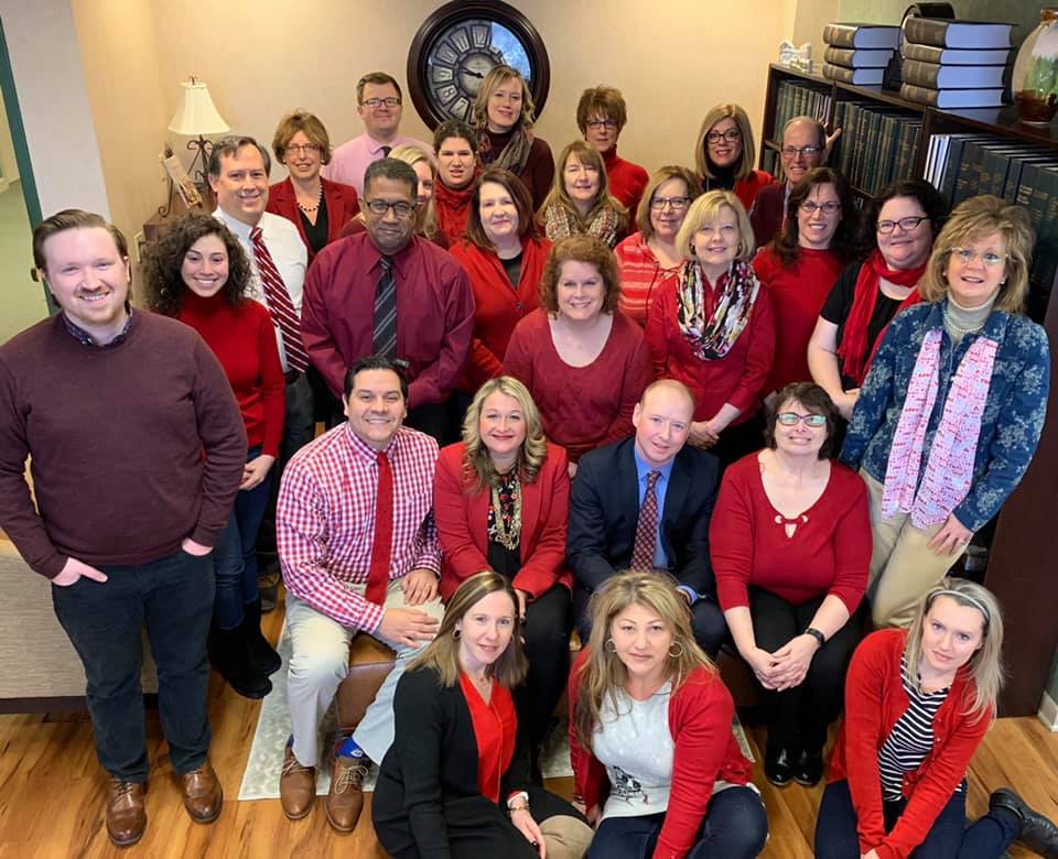 King_Spry_Law's tweet photo. Happy February 1st!! @King_Spry_Law is wearing red today to support our colleague Matt Tranter, board chair of @AHALehighValley, and to help raise awareness about womens’ heart health. #WearRedDay #canheartlywait #goredforheart 💚❤️💚 https://t.co/hg0DGIeVnV
